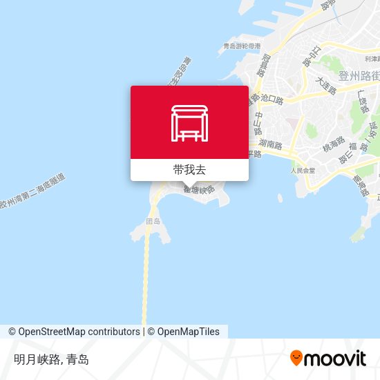 明月峡路地图
