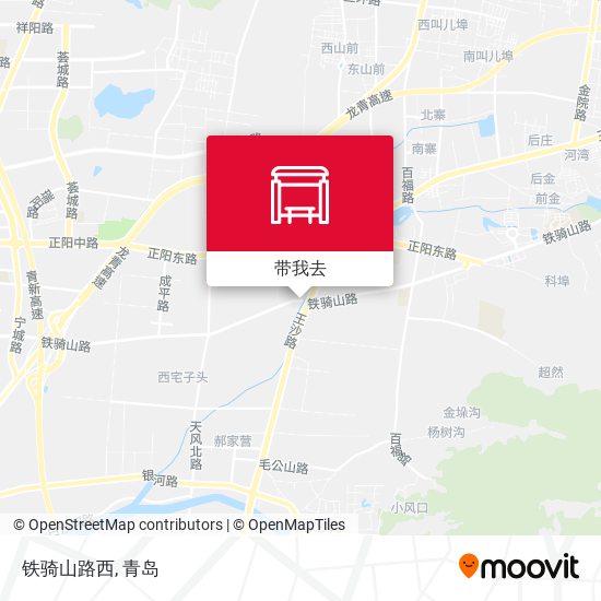 铁骑山路西地图