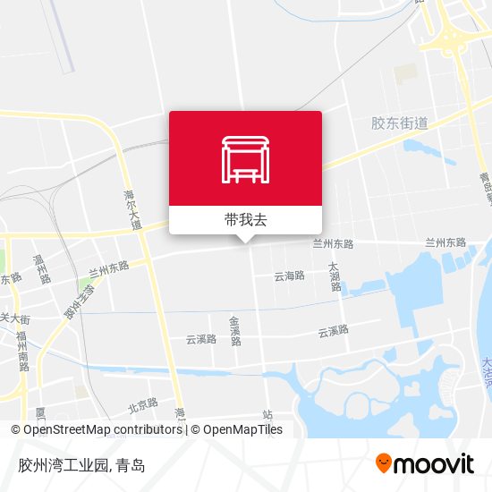 胶州湾工业园地图