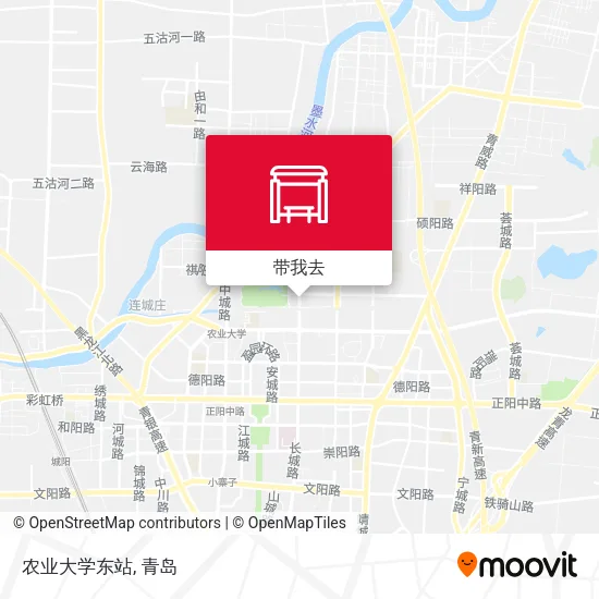 农业大学东站地图