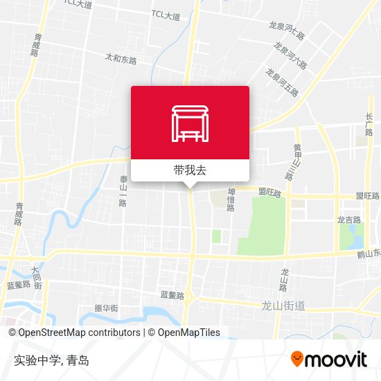实验中学地图