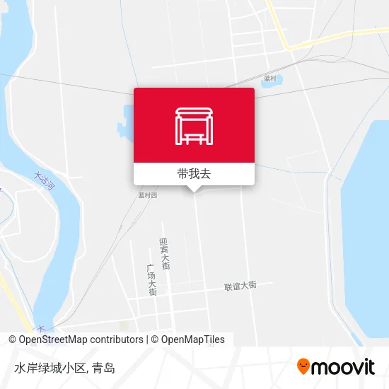 水岸绿城小区地图