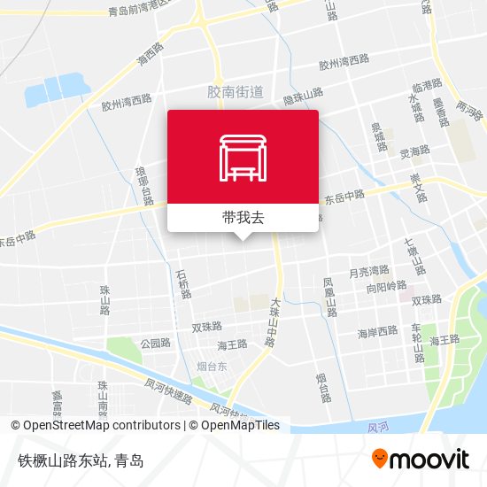 铁橛山路东站地图