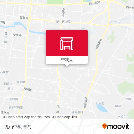 龙山中学地图