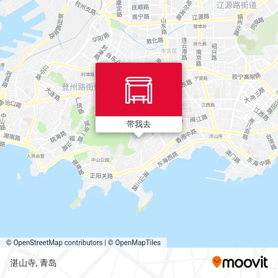 湛山寺地图