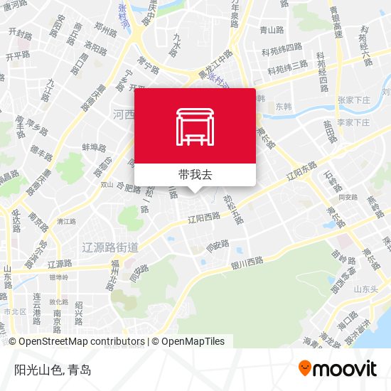 阳光山色地图
