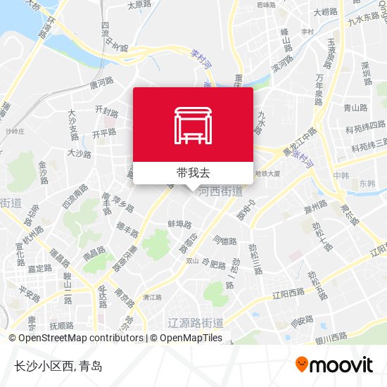 长沙小区西地图