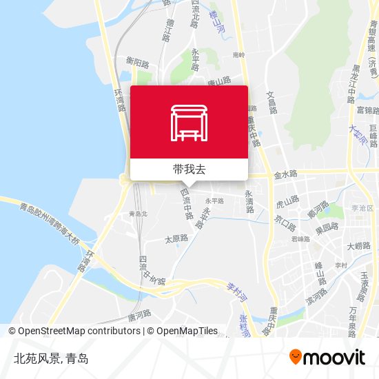 北苑风景地图