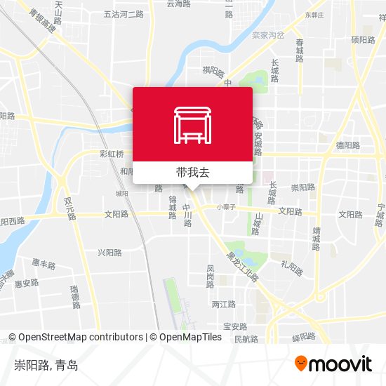 崇阳路地图