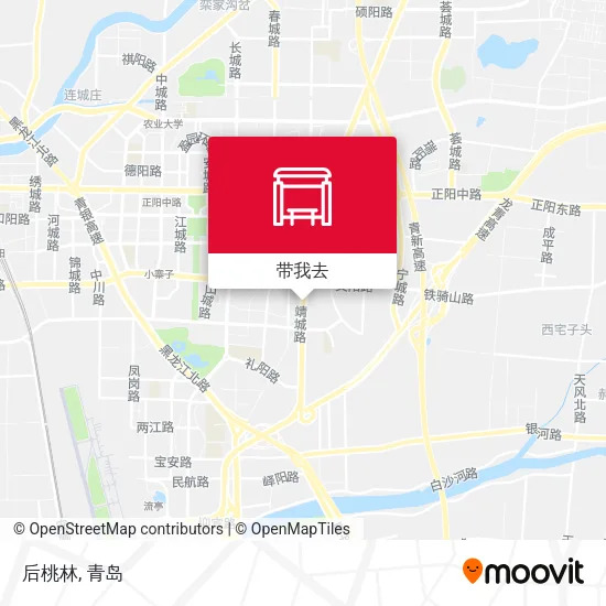 后桃林地图