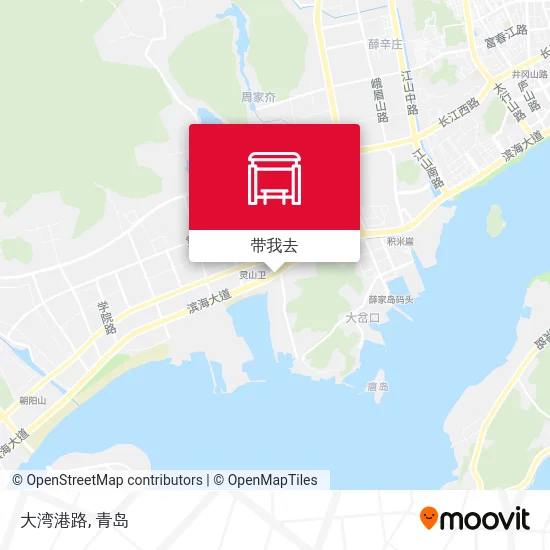 大湾港路地图
