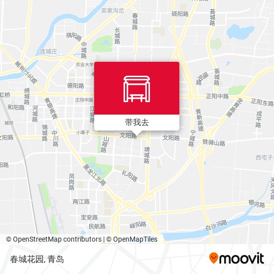 春城花园地图