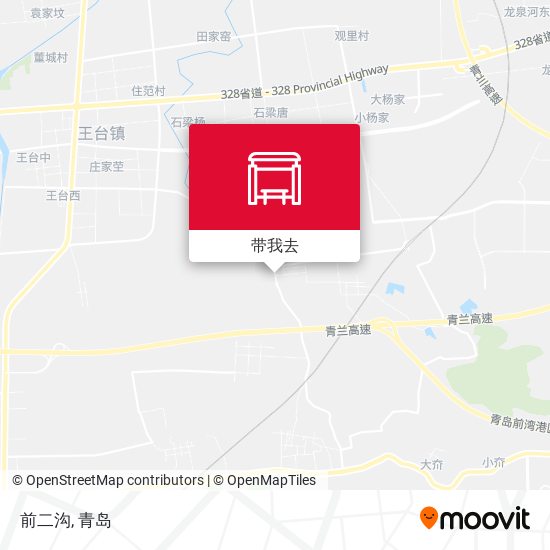 前二沟地图