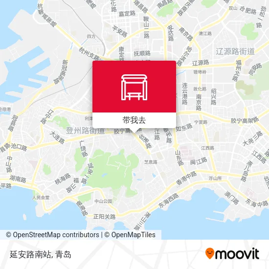 延安路南站地图