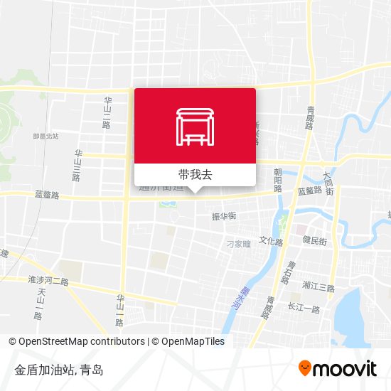 金盾加油站地图