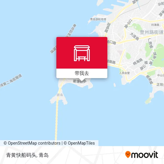 青黄快船码头地图
