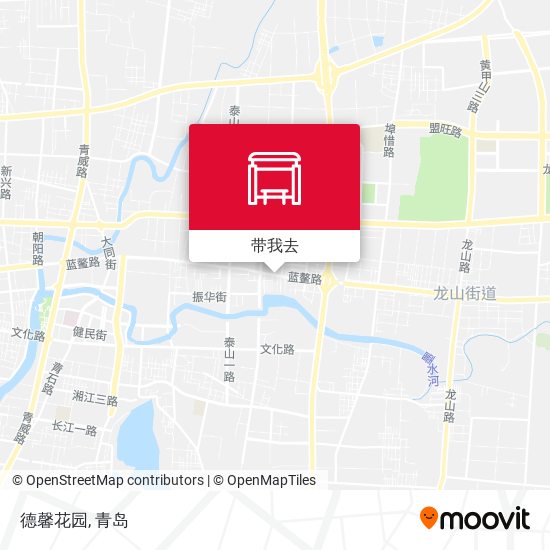 德馨花园地图