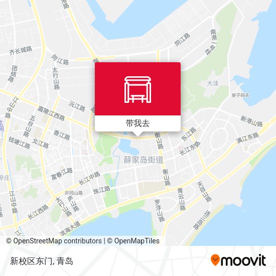 新校区东门地图
