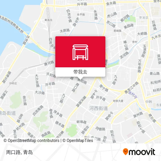 周口路地图