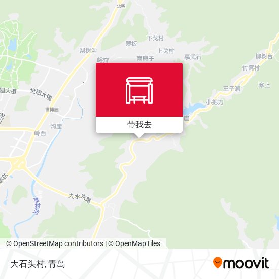 大石头村地图
