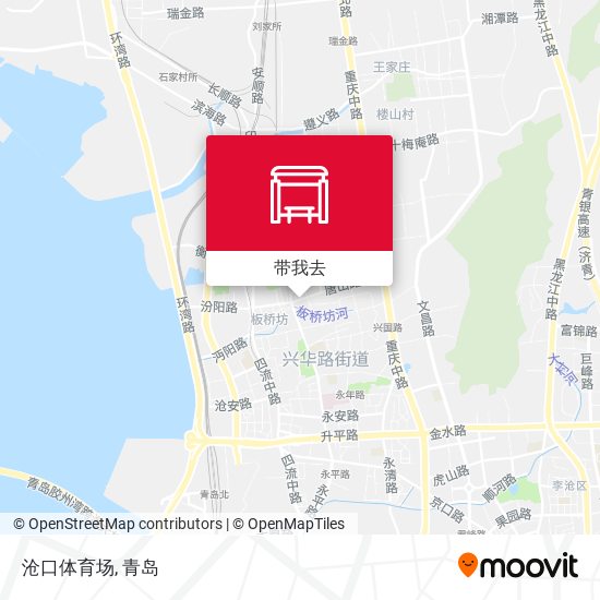 沧口体育场地图
