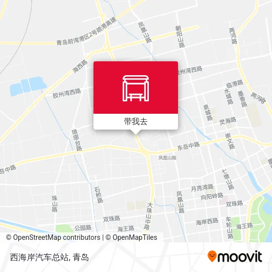 西海岸汽车总站地图