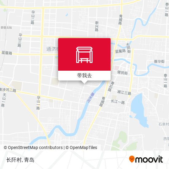 长阡村地图