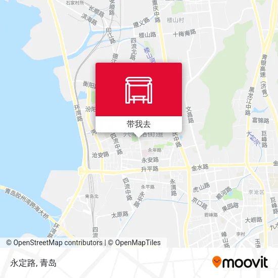 永定路地图