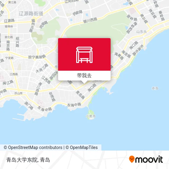 青岛大学东院地图