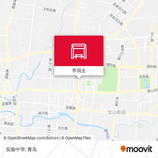 实验中学地图
