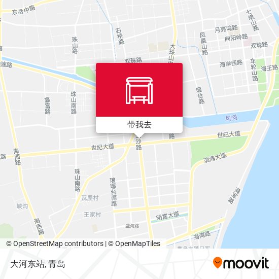 大河东站地图