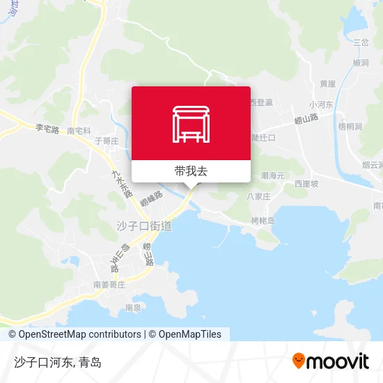 沙子口河东地图