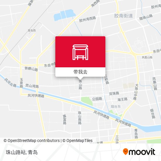 珠山路站地图