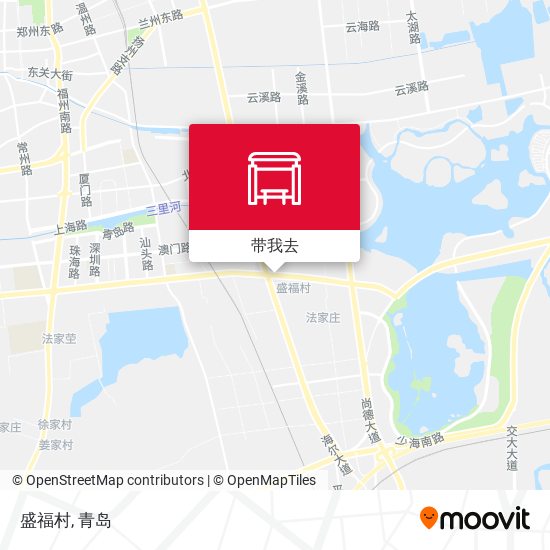 盛福村地图