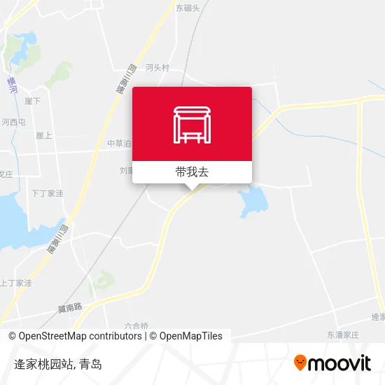 逄家桃园站地图