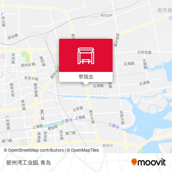 胶州湾工业园地图