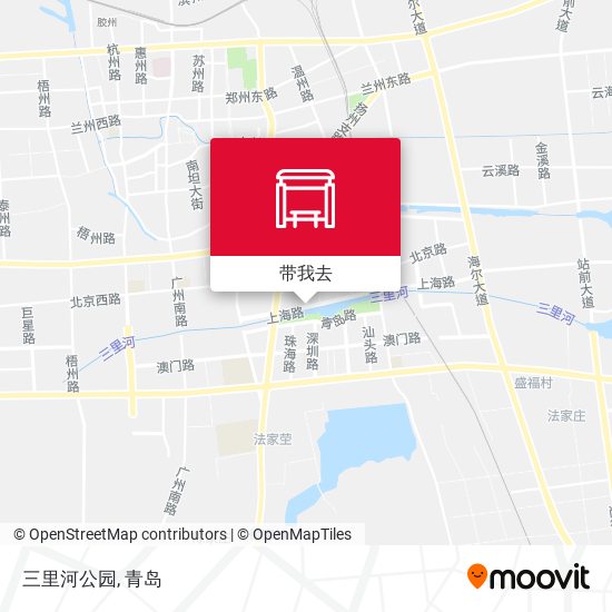 三里河公园地图