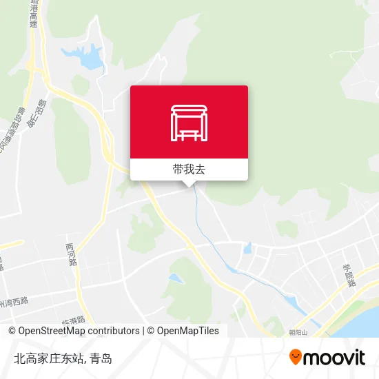 北高家庄东站地图