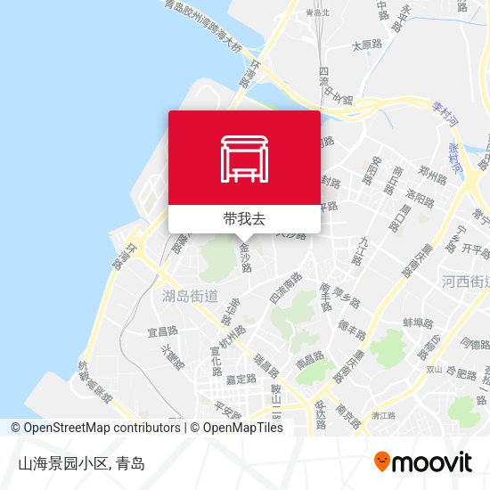 山海景园小区地图