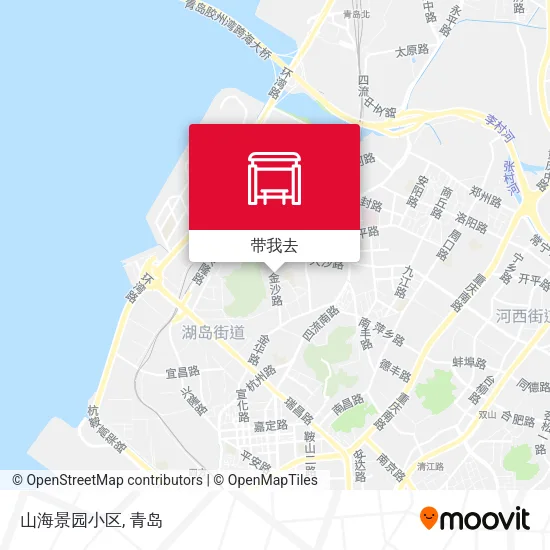 山海景园小区地图