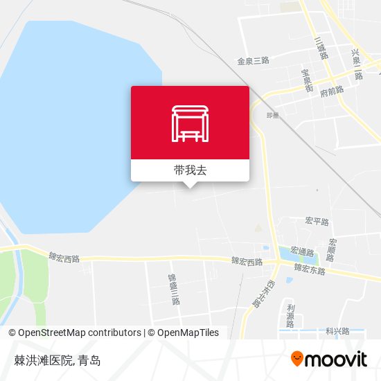 棘洪滩医院地图