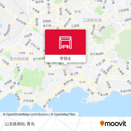 山东路南站地图