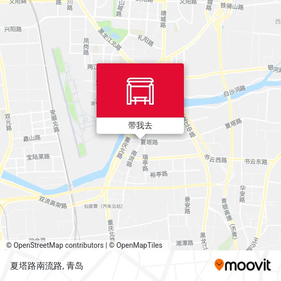 夏塔路南流路地图