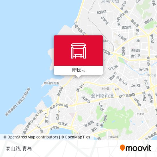 泰山路地图