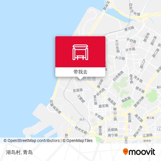 湖岛村地图