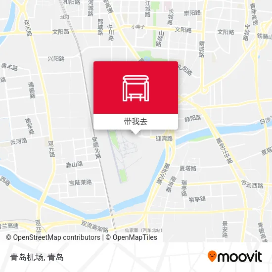青岛机场地图