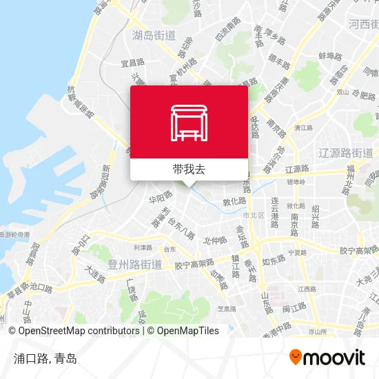 浦口路地图
