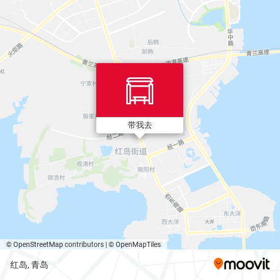 红岛地图