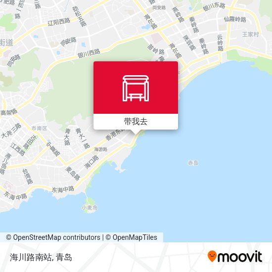 海川路南站地图