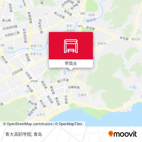 青大高职学院地图